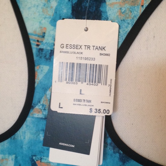 NWT Adidas Essex Tank Top Size Large - Picture 4 of 5
